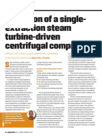 Operation of A Single Extraction Steam Turbine Driven Centrifugal Compressor