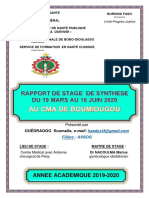 Rapports Stage 2020 Soumaila