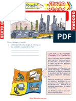 Actividades Económicas Secundarias para Sexto Grado de Primaria