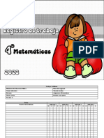 4° AI-AM Rubrica de Trabajo Cotidiano Combinado - Matematicas - Agosto