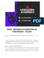 Mapa - Materiais Da Indústria Da Construção - 53 2023