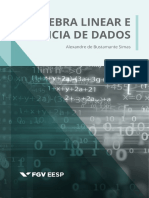 Algebra Linear e Ciencia de Dados