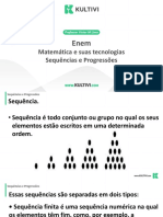 4 - Sequências e Progressões