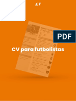 Curriculum de Ejemplo para Futbolistas