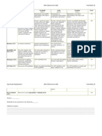 Case Study Grading Rubric