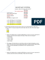 Monetary System - Practice Ex