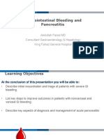 GI Bleeding Pancreatitis