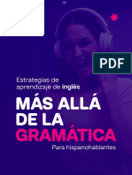 Estrategias de Aprendizaje de Inglés - Más Allá de La Gramática