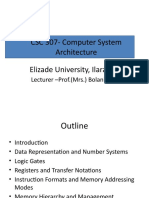 CSC 307 - Computer System Architecture-Elizade 20182019new