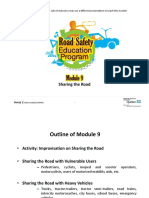 Module 9 Sharing Road