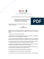 Zoneamento, Uso e Ocupação Do Solo de Foz Do Iguaçu - PR