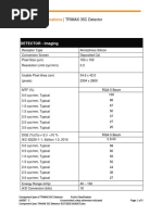 Component Spec TRIMAX 35C Detector 10102019 (AJ6567)