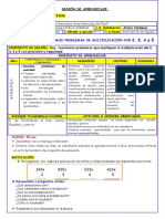 Sesión Mat Resolvemos Problemas Por 2 3 4 y 5