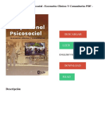 Terapia Ocupacional Psicosocial - Escenarios Clinicos Y Comunitarios PDF - Descargar, Leer DESCARGAR LEER ENGLISH VERSION DOWNLOAD READ.