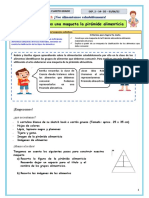 EXP 2 S4 D5 ARTE Elaboramos Una Maqueta de La Pirámide Alimentcia