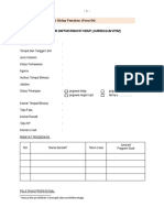 Form (04) Formulir Daftar Riwayat Hidup Pemohon