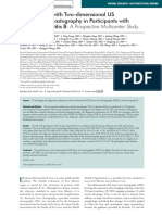 Liver Fibrosis With Two-Dimensional US Shear-Wave Elastography in Participants With Chronic Hepatitis B A Prospective Multicenter Study