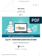 Day 49 - INTERVIEW QUESTIONS ON AWS