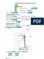 Diseño de Estribos de Concreto Reforzado Derecho