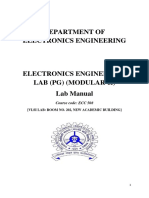 ECC508 Electronics Engineering Lab - II - VLSI