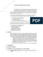 Estructura de Informe Final de Calidad Civil