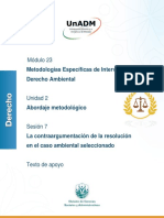 Módulo 23: Metodologías Específicas de Intervención: Derecho Ambiental