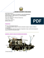 Mce 211-Lecture Note-Internal Combustion Engines