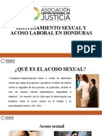 Hostigamiento Sexual y Acoso Laboral en Honduras