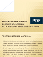 Derecho Natural Moderno