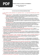 Estudo Dirigido Sistema Respiratório UFAPE