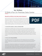 QTS - Whitepaper - When Disaster Strikes - 13 - Risks - of - An - On-Premise - Datacenter