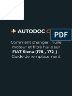 Comment Changer - Huile Moteur Et Filtre Huile Sur FIAT Siena (178 - , 172 - ) - Guide de Remplacement