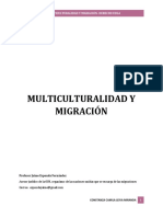 Multiculturalidad y Migracion