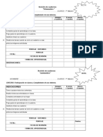 Pauta de Revision de Cuadernos