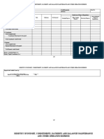 Annex 1REGISTRY OF BUDGET, COMMITMENTS, PAYMENTS AND BALANCES MAINTENANCE AND OTHER OPERATING EXPENSES 