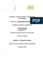 Alumno: Oscar Daniel Hernández Gutiérrez GRUPO: DE-DEPFBS-2002-M3-015 Licenciatura en Derecho