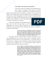 Cap.1 - Considerações Sobre A Historiografia Feminina