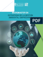 Folleto Micromaster en Gestion Ambiental Empresarial