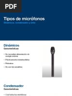 Tipos de Microfonos PDF