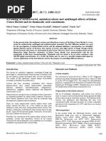 Screening of Antibacterial Antituberculosis and Antifungal Effects of Lichen Usnea Florida and Its Thamnolic Acid Constituent