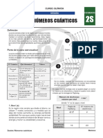 Números Cuánticos: Curso: Química