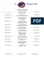 Pep Band Schedule 2023