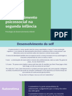 Desenvolvimento Psicossocial Na Segunda Infância