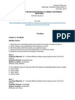 American Government Stories of A Nation Essentials Edition 1st Edition Abernathy Test Bank 1