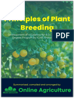 Principle of Plant Breeding Horti