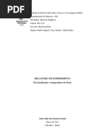 Recristalizaçao e Determinaçao Do Ponto de Fusao