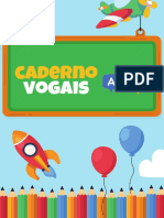 Caderno Das Vogais