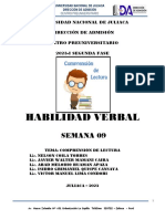 Semana 9 Habilidad Verbal Docente 2023-II