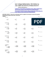 Basic College Mathematics 12th Edition Bittinger Test Bank 1