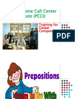 The Use of Preposition